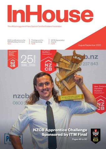 NZCB In House magazine August:September 2023 cover